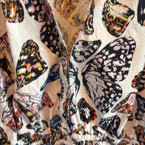 Anthropologie Multicolor Butterfly Somerset Dress - Picture 6 of 7